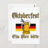オクトーバーフェストギア ポストカード (正面/裏面)