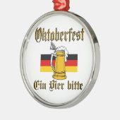 オクトーバーフェストギア メタルオーナメント (左)