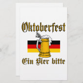 オクトーバーフェストギア 便箋 (正面/裏面)