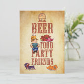 オクトーバーフェストグランジドイツパーティの招待状 招待状 (スタンド正面)