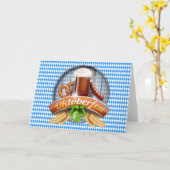 オクトーバーフェストグリーティングカード カード (黄色い花)