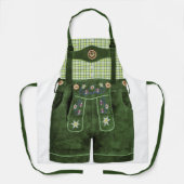 オクトーバーフェストグリーンレダーホセンエプロン エプロン (正面)
