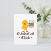 オクトーバーフェストシック葉書 ポストカード (スタンド正面)