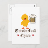 オクトーバーフェストシック葉書 ポストカード (正面/裏面)