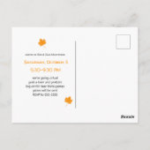 オクトーバーフェストシャルボードビールバーチャル招待状 ポストカード (裏面)