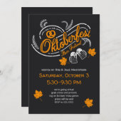 オクトーバーフェストシャルボードビールバーチャル 招待状 (正面/裏面)