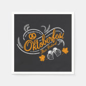 オクトーバーフェストシャルボードビール スタンダードカクテルナプキン (正面)