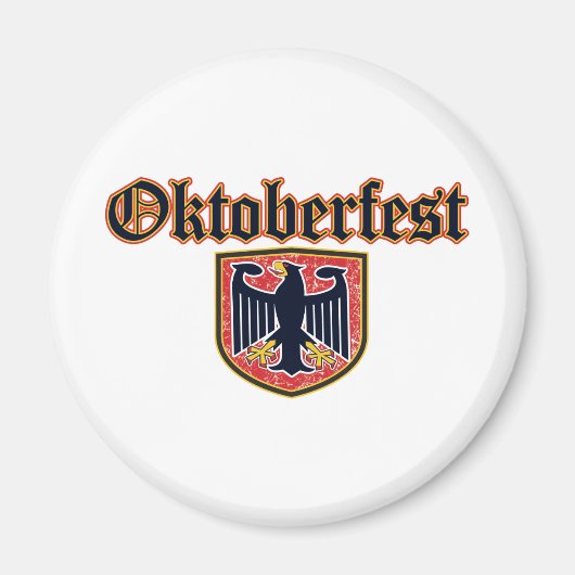 オクトーバーフェストシールド マグネット (正面)