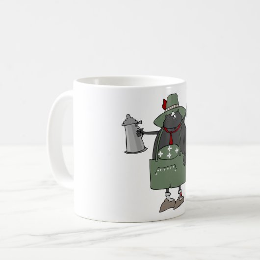 オクトーバーフェストスカンク コーヒーマグカップ (正面左)