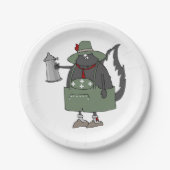 オクトーバーフェストスカンク ペーパープレート (正面)