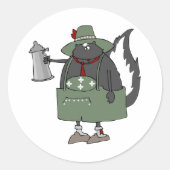 オクトーバーフェストスカンク ラウンドシール (正面)