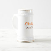 オクトーバーフェストスタイン ビールジョッキ (正面左)