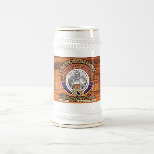 オクトーバーフェストステイン ビールジョッキ (中央)