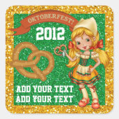 オクトーバーフェストステッカー – SRF スクエアシール (正面)