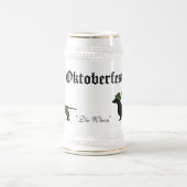 オクトーバーフェストセラミックビアスタイン ビールジョッキ (中央)