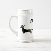 オクトーバーフェストセラミックビアスタイン ビールジョッキ (左)