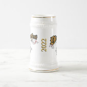 オクトーバーフェストセラミックビールスタイン ビールジョッキ (中央)