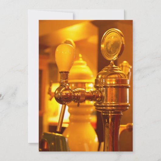 オクトーバーフェストタップ招待状 招待状 (正面)