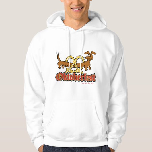 オクトーバーフェストダシュント&プレッツェル パーカ (正面)