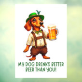 オクトーバーフェストダシュンドッグ ウィンドウサイン (シート3)