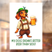 オクトーバーフェストダシュンドッグ ウィンドウサイン (シート2)