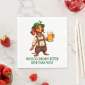 オクトーバーフェストダシュンドッグ スタンダードランチョンナプキン (インサイチュ)