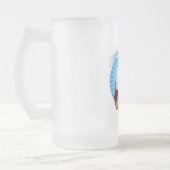 オクトーバーフェストダックスシュント16オズフロストガラスマグ フロストグラスビールジョッキ (左)