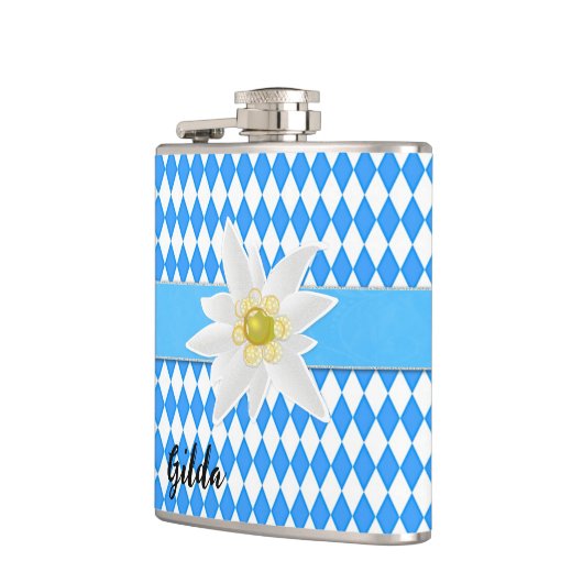 オクトーバーフェストチェックとEdelweiss フラスク (左)