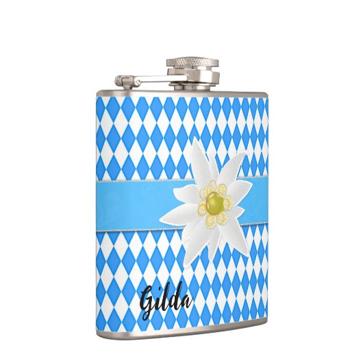 オクトーバーフェストチェックとEdelweiss フラスク (右)