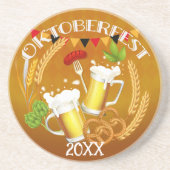 オクトーバーフェストトーストビール コースター (正面)