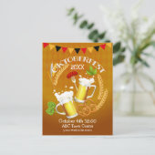 オクトーバーフェストトーストビール ポストカード (スタンド正面)