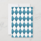 オクトーバーフェストドイツの地図ダンケサンキューカード サンキューカード (裏面)