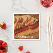 オクトーバーフェストドイツバイエルンソーセージ スタンダードカクテルナプキン (インサイチュ)