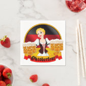 オクトーバーフェストドイツバーメイド スタンダードカクテルナプキン (インサイチュ)