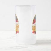 オクトーバーフェストドイツバーメイド フロストグラスビールジョッキ (中央)