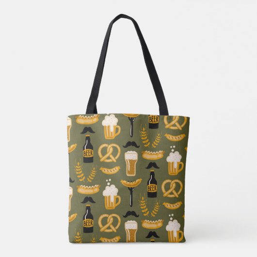 オクトーバーフェストドイツビールフェスティバルトート トートバッグ (裏面)