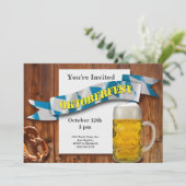 オクトーバーフェストドイツビールフェスティバルパーティー 招待状 (スタンド正面)