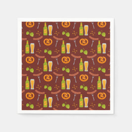 オクトーバーフェストドイツビールフェスティバル スタンダードカクテルナプキン
