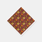 オクトーバーフェストドイツビールフェスティバル スタンダードカクテルナプキン (角)