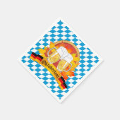 オクトーバーフェストドイツビールフェスティバル スタンダードカクテルナプキン (角)