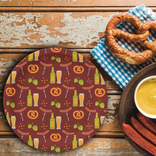 オクトーバーフェストドイツビールフェスティバル ペーパープレート