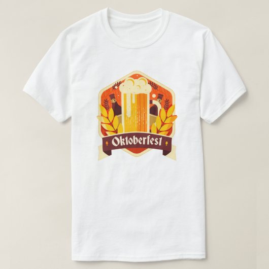 オクトーバーフェストドイツビールフェスティバルTシャツ Tシャツ (デザイン正面)
