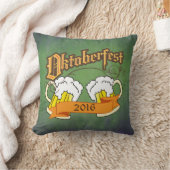 オクトーバーフェストドイツフェスティバルビールステインタイポグラフィ クッション (ブランケット)