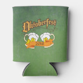 オクトーバーフェストドイツフェスティバルビールステインタイポグラフィ 缶クーラー (正面)