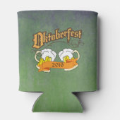 オクトーバーフェストドイツフェスティバルビールステインタイポグラフィ 缶クーラー (裏面)