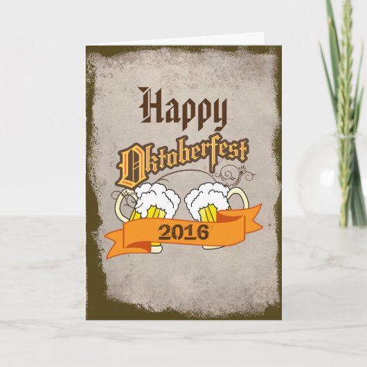 オクトーバーフェストドイツフェスティバルビールステイン カード (正面)