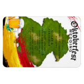 オクトーバーフェストドイツマ結婚オのお祝い マグネット (横)