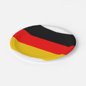 オクトーバーフェストドイツ国旗ドイツテーマパーティー ペーパープレート (アングル)