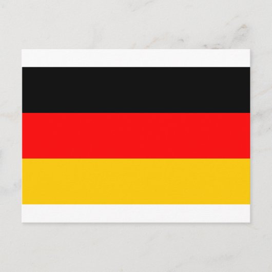 オクトーバーフェストドイツ国旗 ポストカード (正面)
