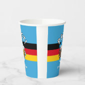 オクトーバーフェストドイツ国旗 紙コップ (左)